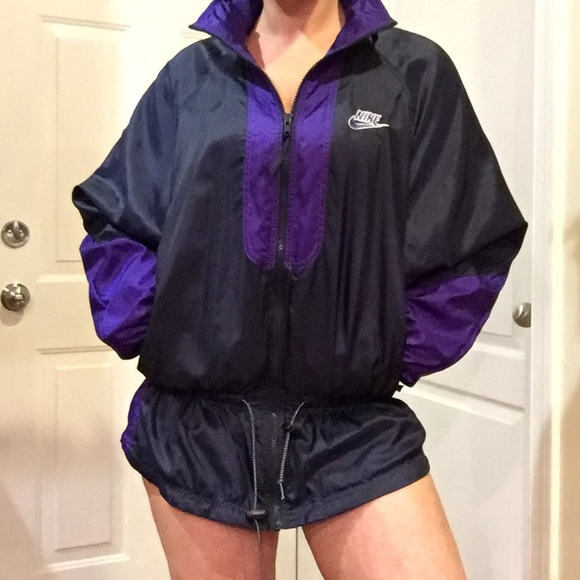 🔥RARE 90s Nike windbreaker jacket Long S/M - Picture 3 of 8